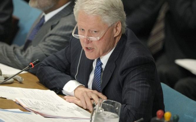 De Amerikaanse oud–president Bill Clinton waarschuwt voor de opkomst van nieuwe radicale organisaties, zoals de Tea Party–beweging. Foto EPA