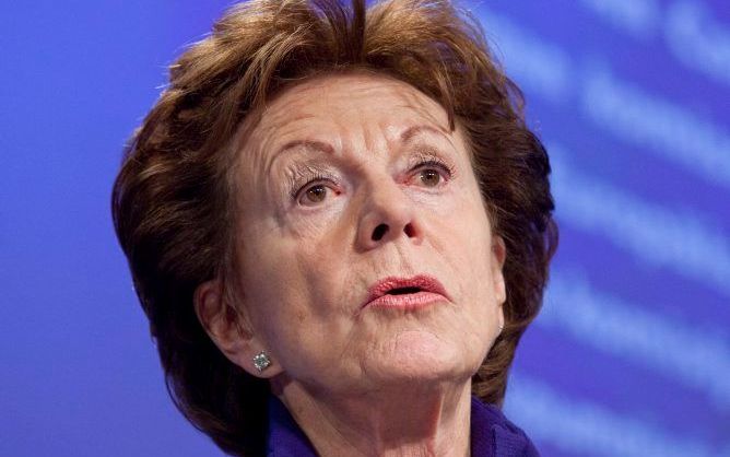 Neelie Kroes. Foto EPA