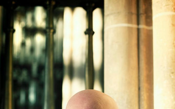 Ab Weegenaar in de Bovenkerk. Foto Sjaak Verboom.