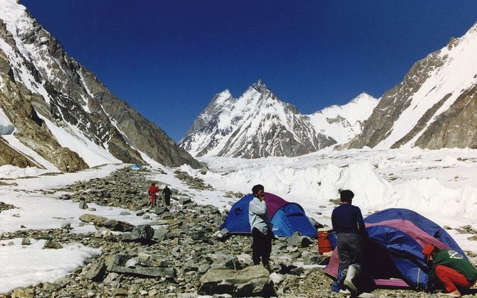 Een eerdere expeditie op de beruchte berg K2. - Foto ANP