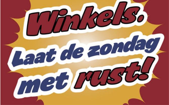 Argumenten voor winkelrust. Foto winkelrust.nl