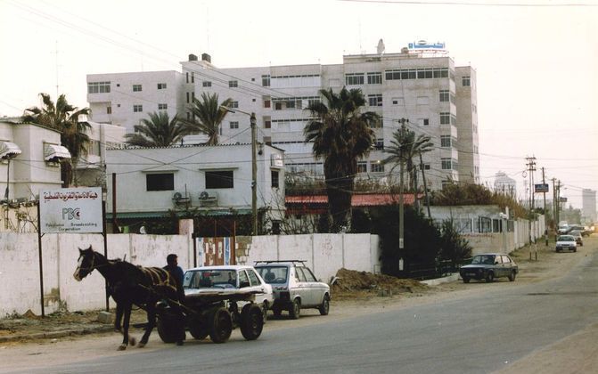 Zicht op Gaza-Stad. Foto ANP