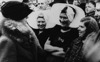DEN HAAG – Koningin Wilhelmina bezocht in maart 1945 de zuidelijke, bevrijde provincies. Op 30 april 1945 wilde zij definitief terugkeren. Het weer verhinderde dat. - Foto ANP