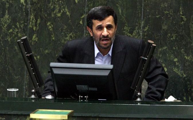 De Iraanse president Ahmadinejad. - Foto EPA