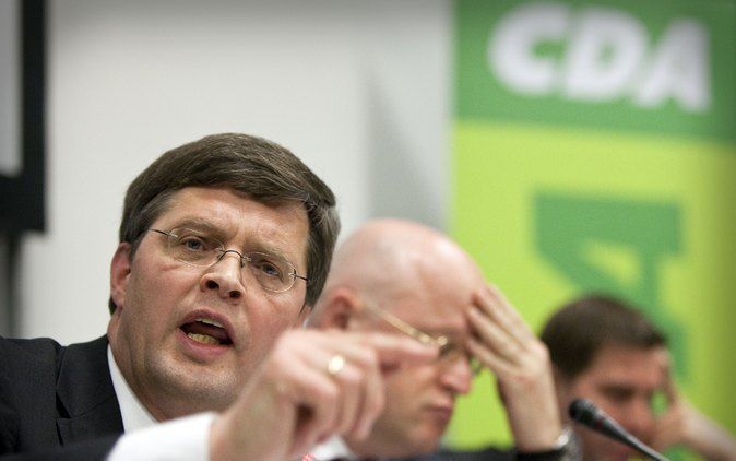 Balkenende voert CDA-lijst aan. Foto ANP