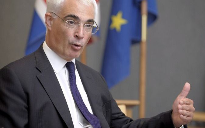 LONDEN – De Britse minister van Financiën, Alistair Darling. - Foto ANP