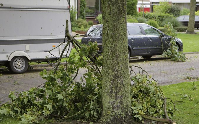 DE BILT – Het KNMI heeft donderdag een weeralarm afgekondigd wegens zeer zware windstoten die snelheden kunnen bereiken tot 110 kilometer per uur. Foto ANP