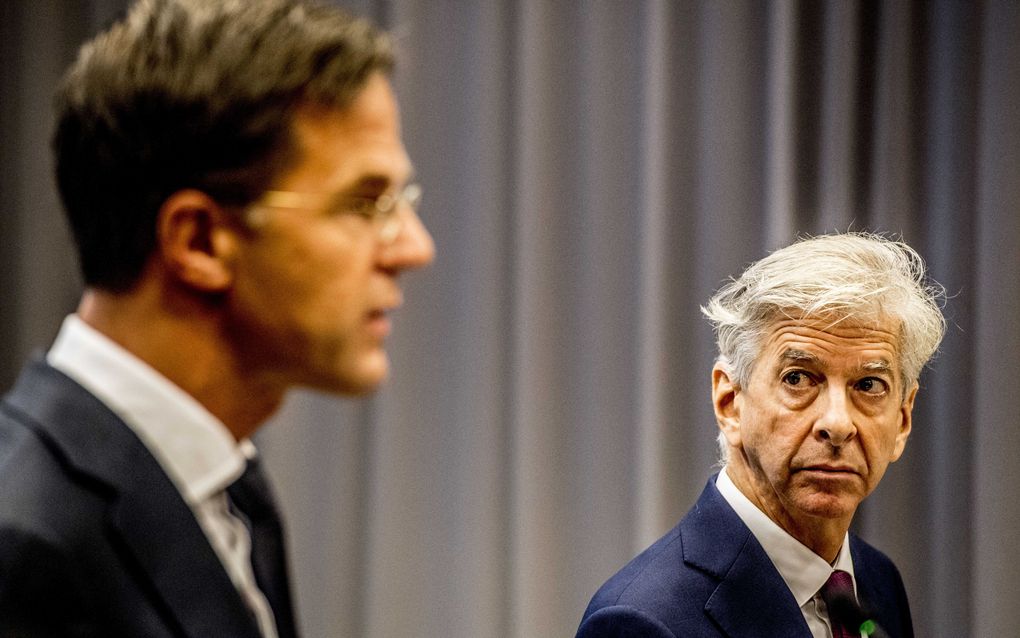 Premier Rutte en minister Plasterk. beeld ANP