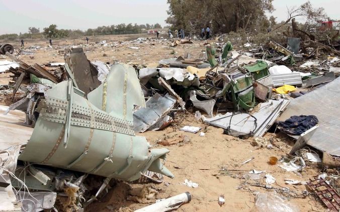 Europarlementsleden van CDA en VVD eisen een diepgaand onderzoek naar de oorzaak van de vliegtuigcrash. Foto EPA