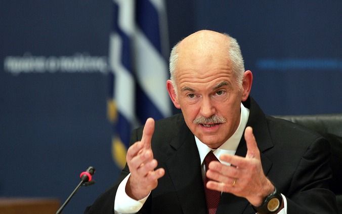 Premier Papandreou. Foto EPA