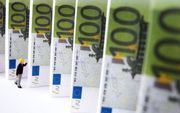 Het aantal valse eurobiljetten dat het afgelopen jaar in Nederland is onderschept, is gestegen met 35 procent ten opzichte van 2007 tot 49.294. Dat maakte De Nederlandsche Bank (DNB) maandag bekend. Foto ANP