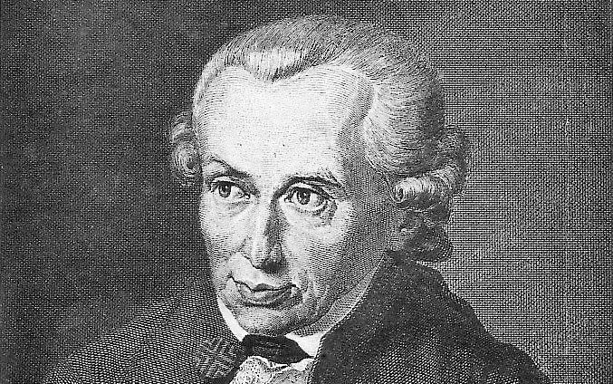 Immanuel Kant, staalgravure van J. L. Raab, 1791