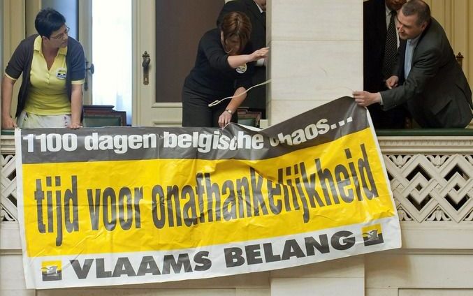 Vlaams Belang ziet het liefst een onafhankelijk Vlaanderen. Foto ANP.