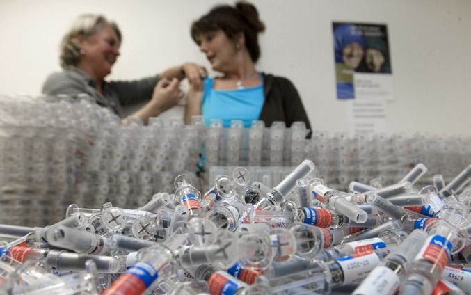 De VS stelt 1 miljard dollar beschikbaar voor onderzoek en productie van griepvaccin. Foto ANP