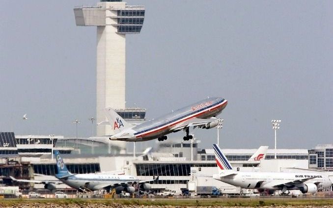 De verkeerstoren van JFK Airport. Foto EPA.