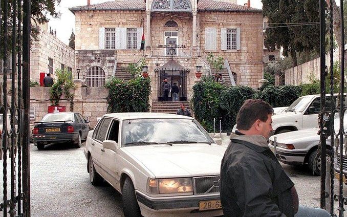 Israël verlengde enkele dagen geleden de sluiting van het Orient House en andere gebouwen in Oost-Jeruzalem. Foto EPA