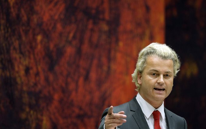 DEN HAAG – PVV–leider Wilders reist vrijdagochtend naar Londen voor een ontmoeting met het Britse parlementslid lord Pearson of Rannoch. Foto ANP