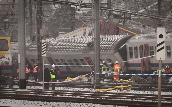 Treinongeluk Halle. Foto ANP