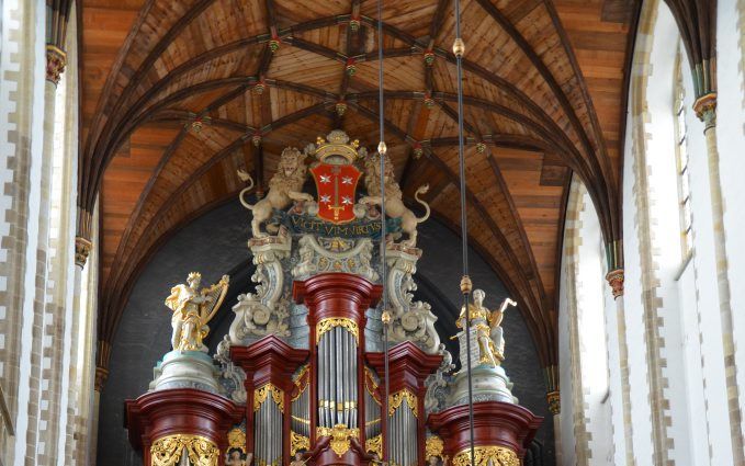 Het Müllerorgel in de Haarlemse Bavo. Foto RD.