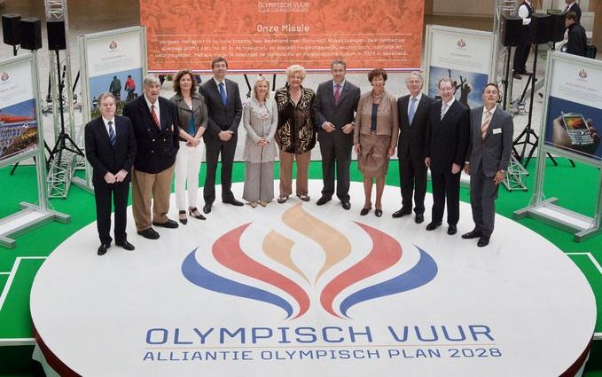 Prominente Nederlanders zetten zich in om de Olympische Spelen in 2028 naar Nederland te halen. Foto ANP