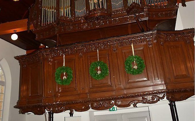 Het orgel in Numansdorp. beeld Andre van Everdingen