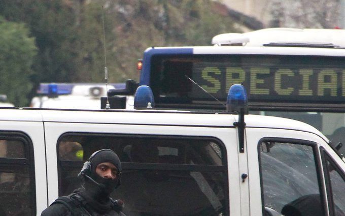 Politie in Toulouse. Foto EPA