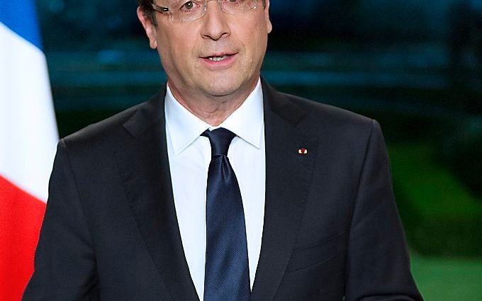 De Franse president François Hollande. Foto EPA