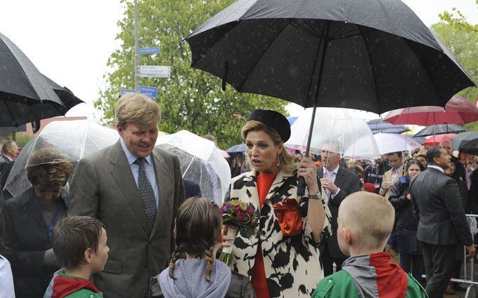 Kroonprins Willem-Alexander en prinses Máxima. Foto ANP