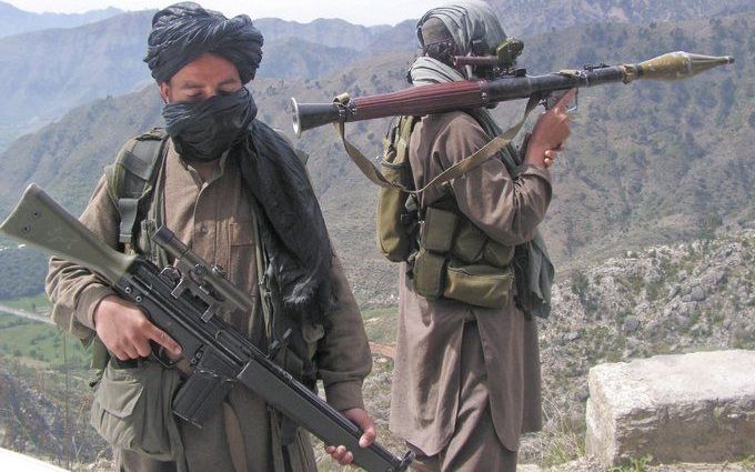 Taliban-strijders. Foto EPA