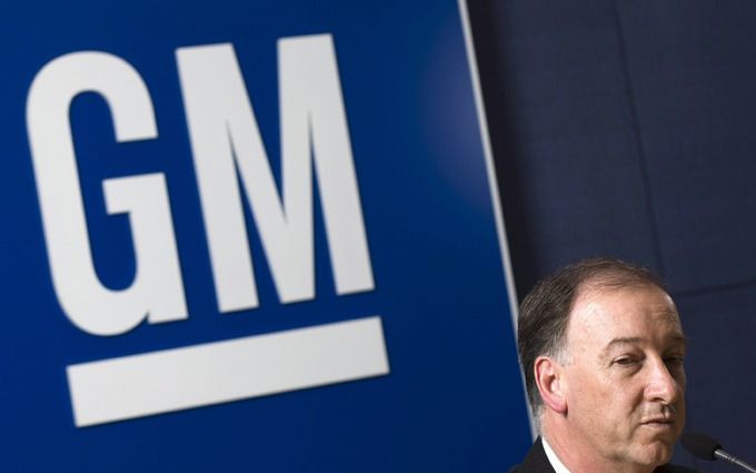 DETROIT – De noodlijdende Amerikaanse autoproducent General Motors (GM) heeft het verlies in het eerste kwartaal van dit jaar bijna zien verdubbelen. Foto EPA