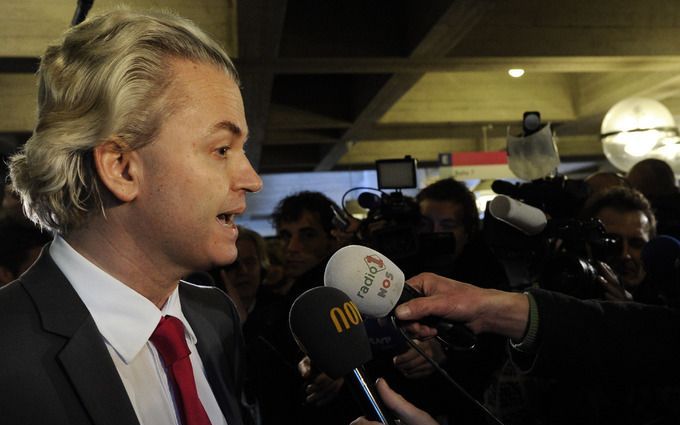 DEN HAAG - PVV-leider Wilders. Foto ANP