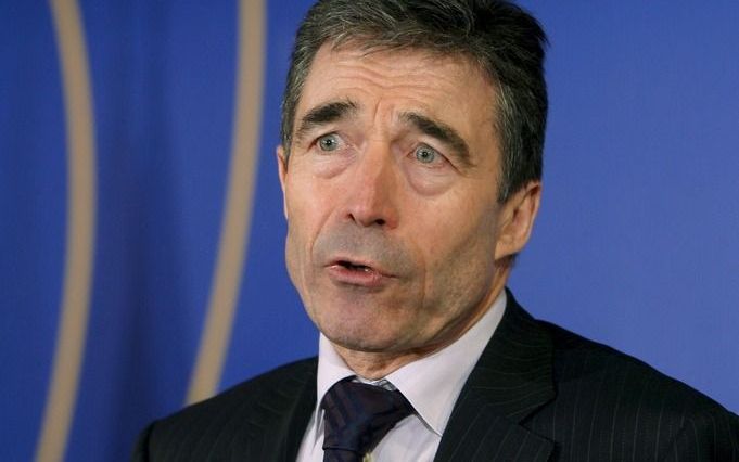 Secretaris–generaal van de NAVO Anders Fogh Rasmussen. Foto EPA