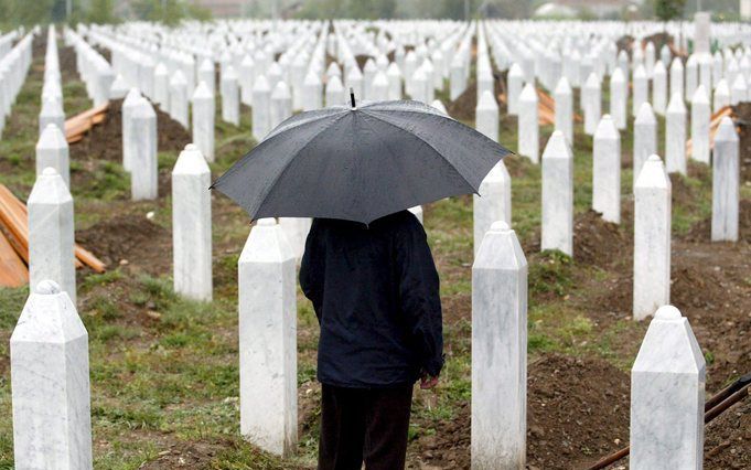 Onderzoekers hebben een massagraf blootgelegd met minstens 247 slachtoffers van de massaslachting in Srebrenica. Foto EPA