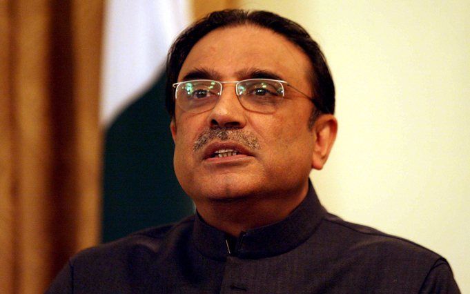 President Zardari van Pakistan foto EPA