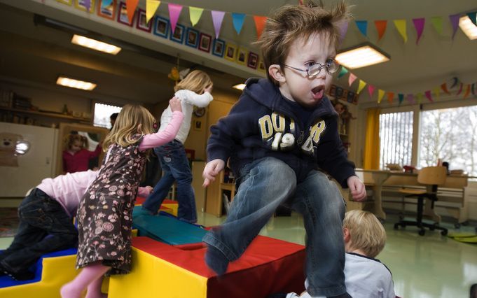 DEN HAAG - Steeds meer kinderen in de kinderopvang. Foto ANP