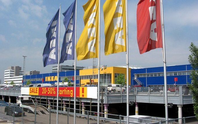 Ikea meldde donderdag dat het in de twaalf maanden tot eind augustus een omzet van 21,5 miljard euro heeft behaald. Dit is 1,4 procent meer dan het jaar ervoor. Foto ANP