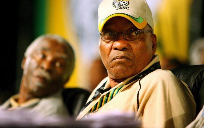 POLOKWANE – Jacob Zuma is gekozen tot de nieuwe leider van de Zuid–Afrikaanse regeringspartij ANC. Foto EPA