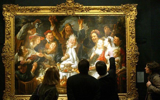 Een schilderij van de Vlaamse schilder Jacob Jordaens. foto ANP