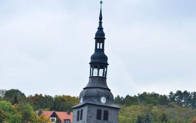 Oberkirche in in Bad Frankenhausen. beeld EPA