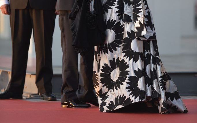 Prinses Margriet en Pieter van Vollenhoven op de avond van de inhuldiging van koning Willem-Alexander, 30 april 2013. beeld AFP