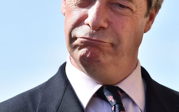 Nigel Farage. beeld AFP