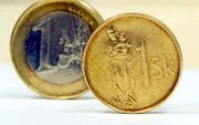 Slowakije zestiende land met euro. Foto EPA