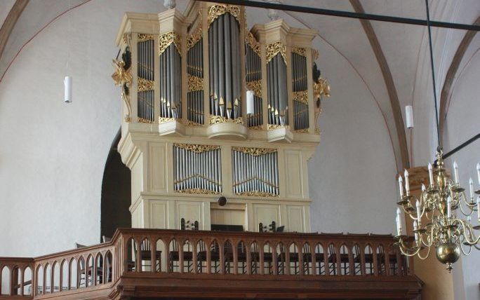 Het orgel in de Buitenkerk in Kampen. Beeld Wikimedia