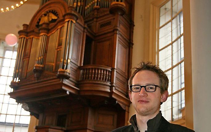 Titularis van het Bätzorgel in de Ronde Lutherse Kerk: Matthias Havinga.          Beeld RD, Anton Dommerholt