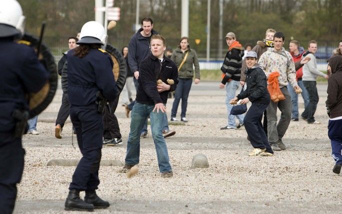 Een op de drie kinderen van 10 en 11 jaar vertoont weleens crimineel gedrag. Foto ANP