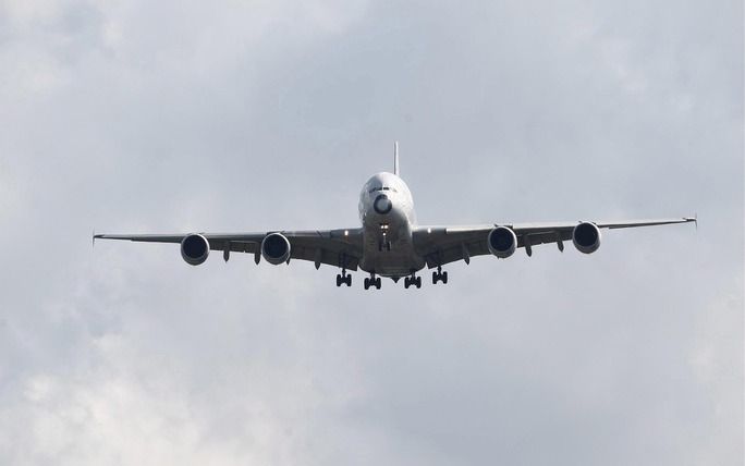 De Franse luchtvaartmaatschappij Air France vliegt vanaf november met de superjumbo A380 dagelijks van Parijs naar New York. Foto ANP