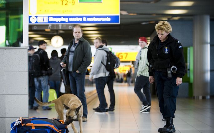 Schiphol zit in zwaar weer. Foto ANP