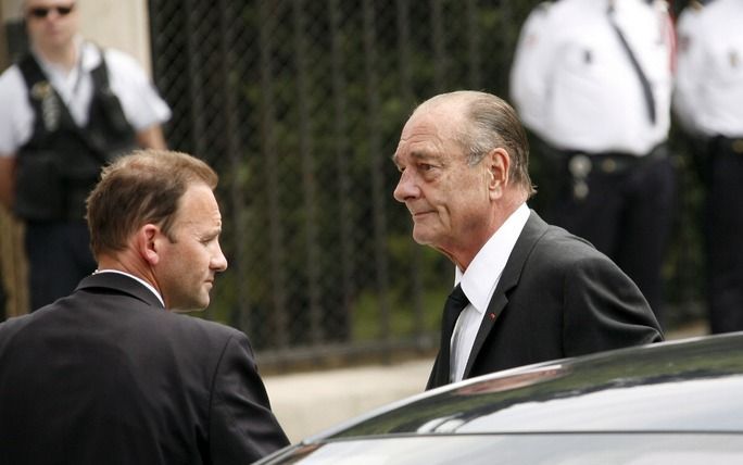 De Franse ex-president Chirac. Vorige week bepaalde een Franse onderzoeksrechter dat het voormalige staatshoofd wordt vervolgd wegens corruptie in de periode dat hij nog burgemeester van Parijs was (1977–1995). Foto EPA