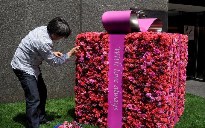 Flora Holland verwacht veel bloemen te verkopen deze week in verband met Moederdag. Foto ANP