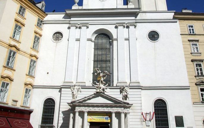 De St. Michaelskerk in Wenen. Beeld Bede735c, Wikimedia